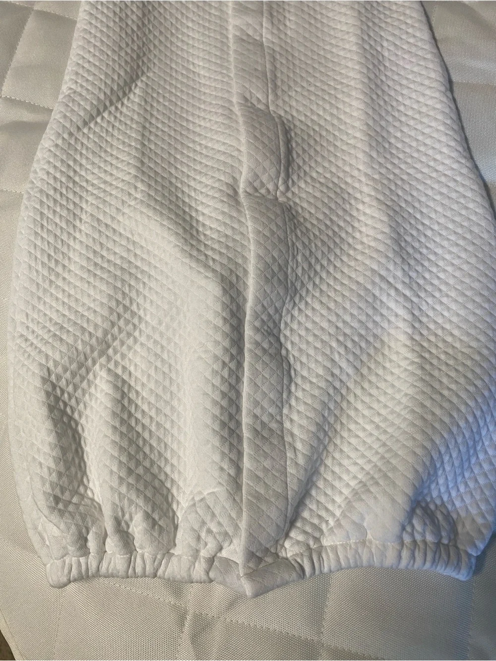 Kissy Kissy White Quilted Baby Sleep Sack